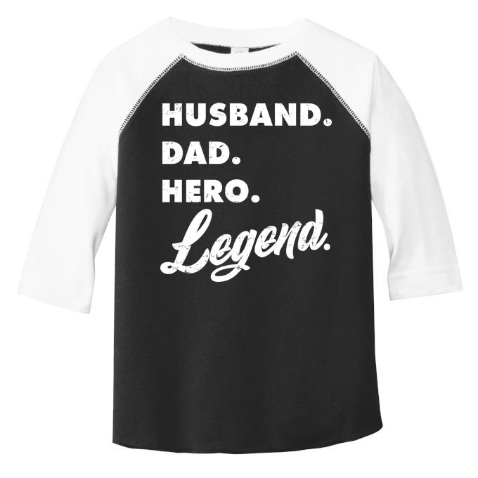 Husband Dad Hero Legend Toddler Fine Jersey T-Shirt