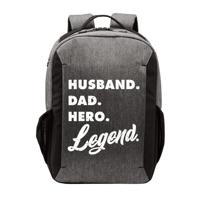 Husband Dad Hero Legend Vector Backpack