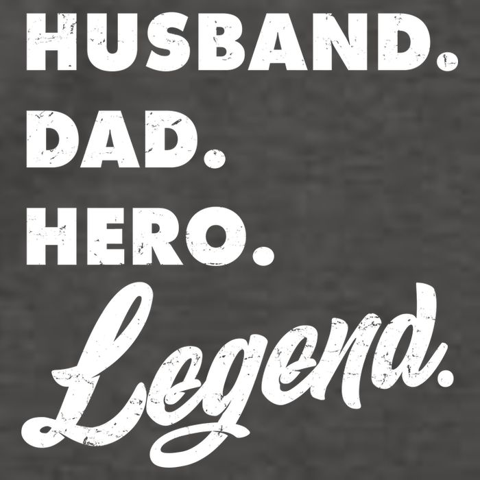 Husband Dad Hero Legend Vector Backpack