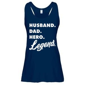 Husband Dad Hero Legend Ladies Essential Flowy Tank