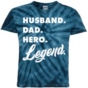 Husband Dad Hero Legend Kids Tie-Dye T-Shirt