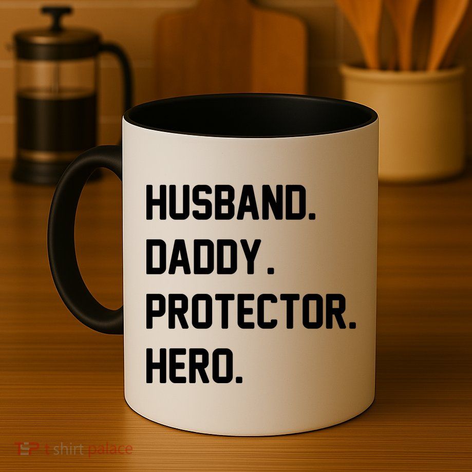 Husband Daddy Protector Hero Mug
