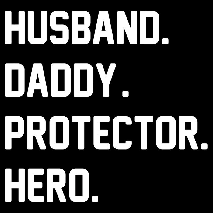 Husband Daddy Protector Hero Women's Knotted Racerback Tank