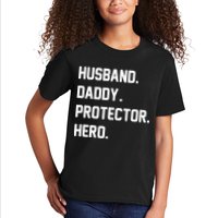 Husband Daddy Protector Hero Kids T-Shirt