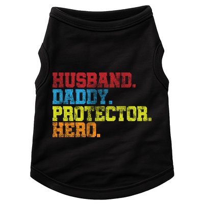 Husband Daddy Protector Hero Distressed Doggie Tank