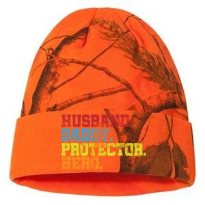 Husband Daddy Protector Hero Distressed Kati Licensed 12" Camo Beanie