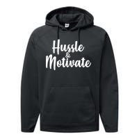 Hussle & Motivate  Performance Fleece Hoodie