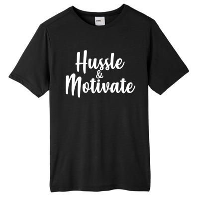 Hussle & Motivate  Tall Fusion ChromaSoft Performance T-Shirt