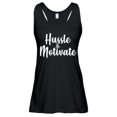 Hussle & Motivate  Ladies Essential Flowy Tank