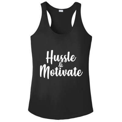 Hussle & Motivate  Ladies PosiCharge Competitor Racerback Tank