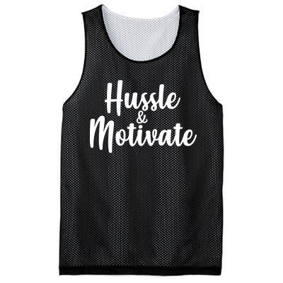 Hussle & Motivate  Mesh Reversible Basketball Jersey Tank