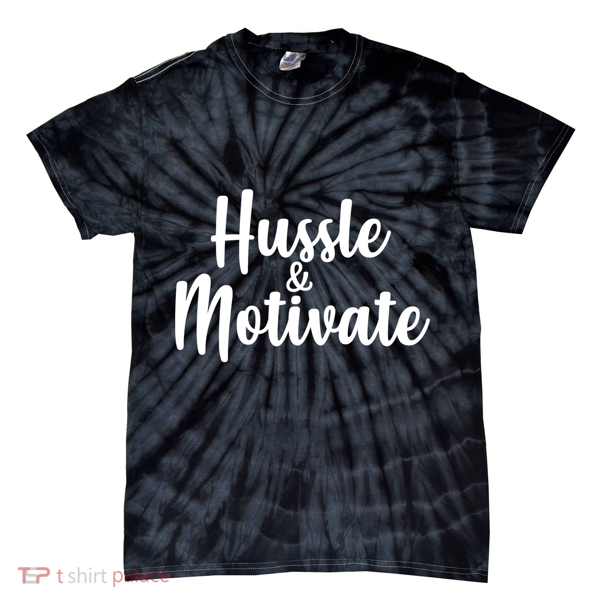 Hussle & Motivate  Tie-Dye T-Shirt