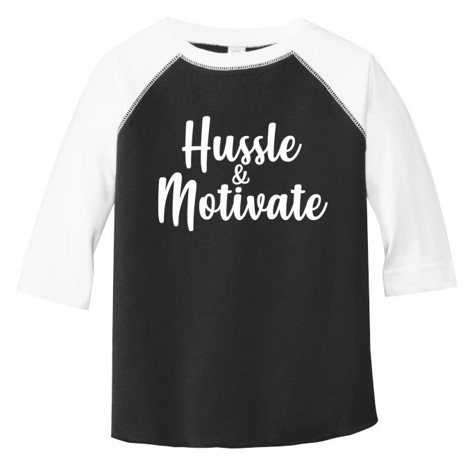 Hussle & Motivate  Toddler Fine Jersey T-Shirt