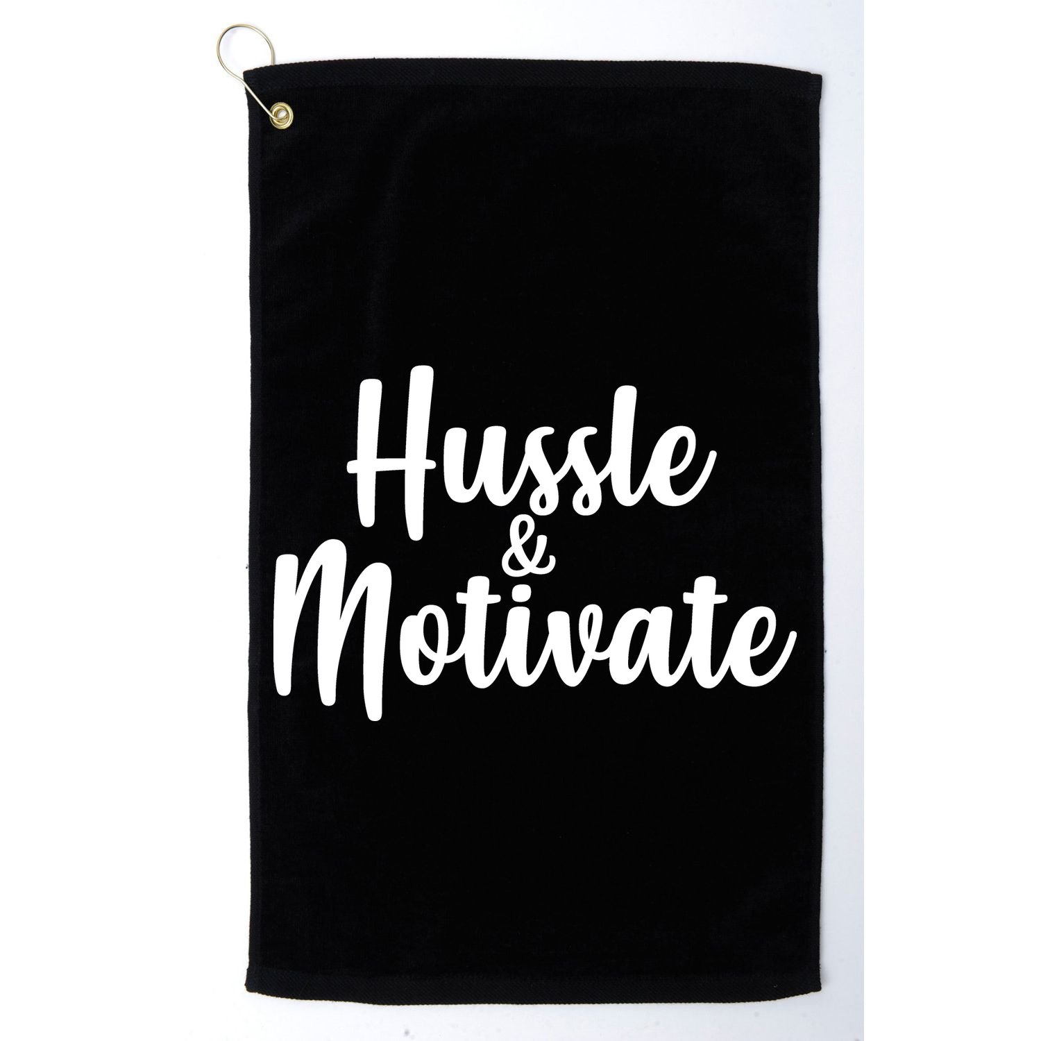 Hussle & Motivate  Golf Towel
