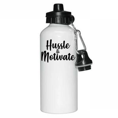 Hussle & Motivate  Aluminum Water Bottle