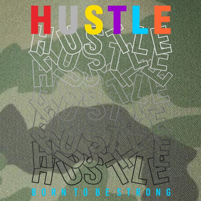 Hustle Born To Be Strong Legacy Tie Dye Trucker Hat