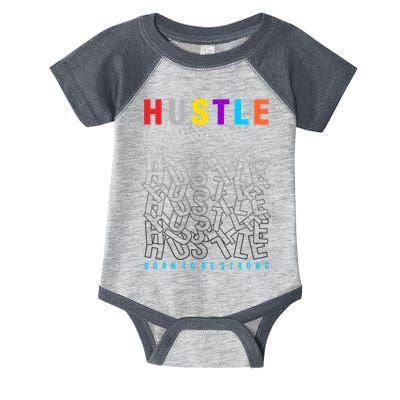 Hustle Born To Be Strong Infant Baby Jersey Bodysuit