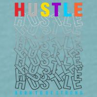 Hustle Born To Be Strong Sueded Cloud Jersey T-Shirt