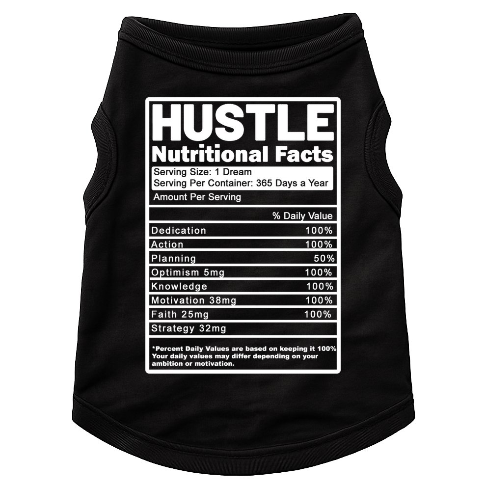 Hustle Nutrition Facts Values Doggie Tank