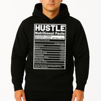 Hustle Nutrition Facts Values Hoodie