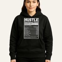 Hustle Nutrition Facts Values Hoodie