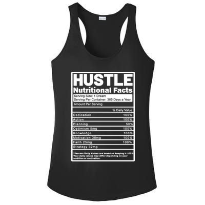 Hustle Nutrition Facts Values Ladies PosiCharge Competitor Racerback Tank