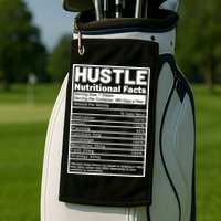 Hustle Nutrition Facts Values Golf Towel
