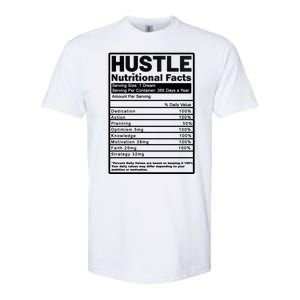 Hustle Nutrition Facts Values Softstyle® CVC T-Shirt