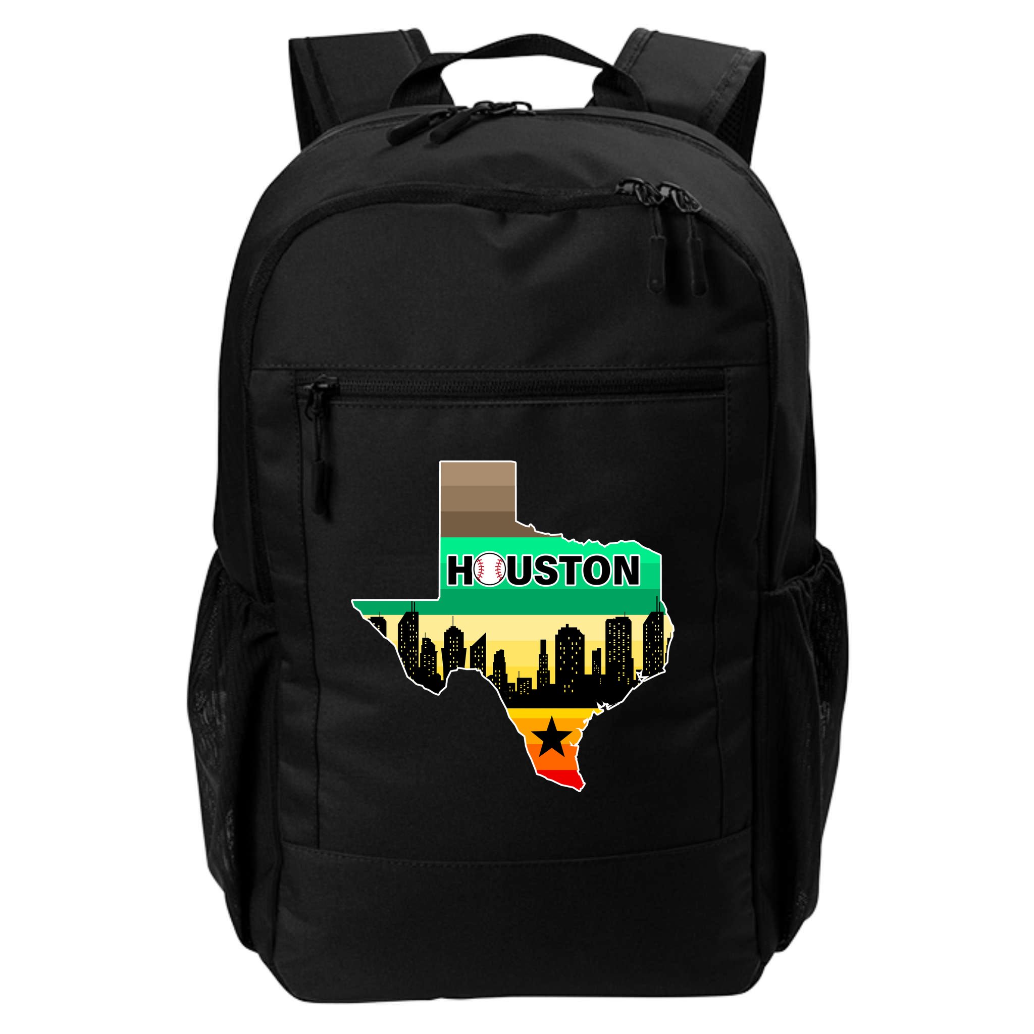Huston Texas Baseball City Logo Backpack