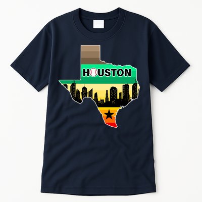 Huston Texas Baseball City Logo Tall T-Shirt