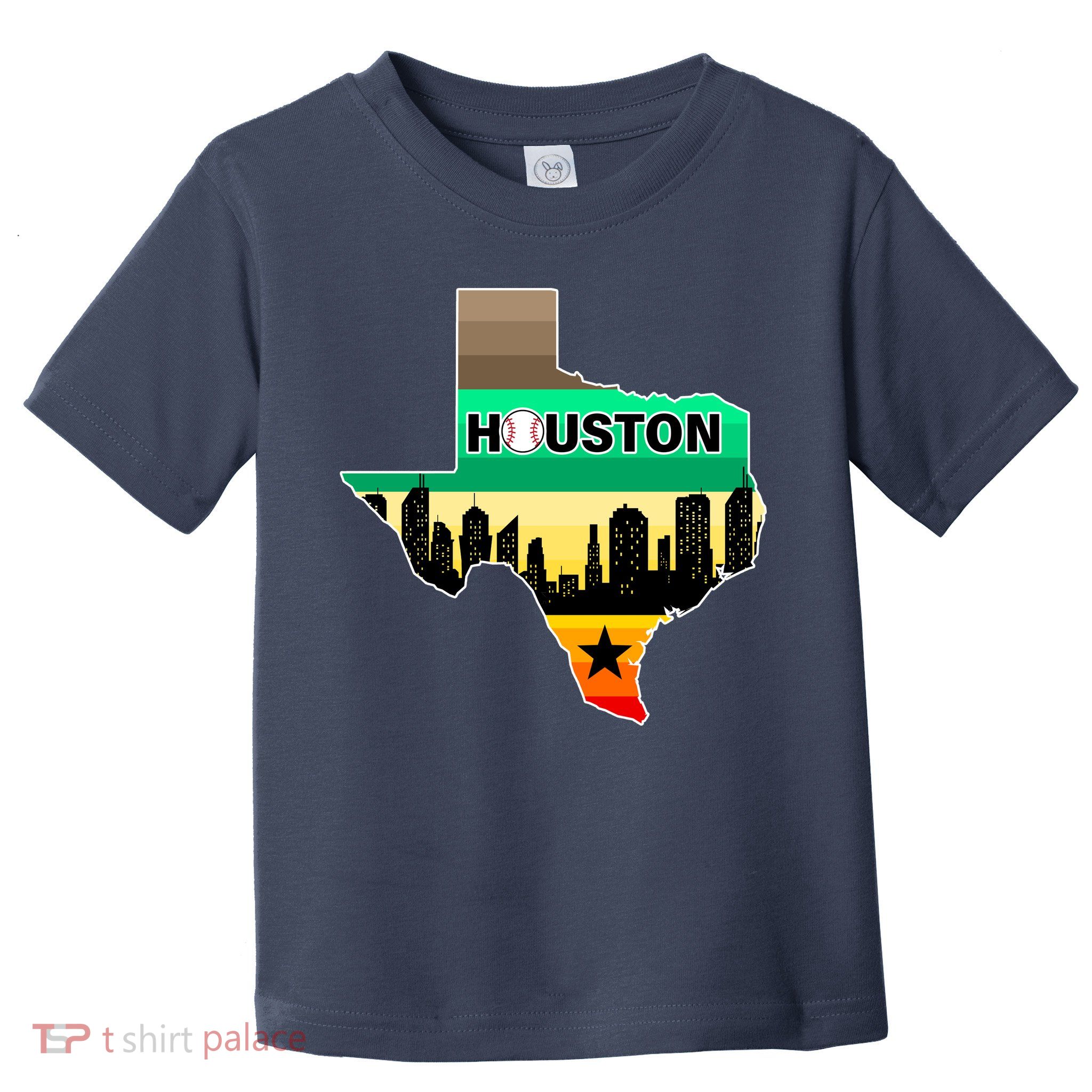 Huston Texas Baseball City Logo Toddler T-Shirt