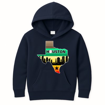 Huston Texas Baseball City Logo Kids Hoodie