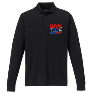 Hawk Utah Tuah Spit On That Thang 24 Performance Long Sleeve Polo