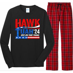 Hawk Utah Tuah Spit On That Thang 24 Long Sleeve Pajama Set