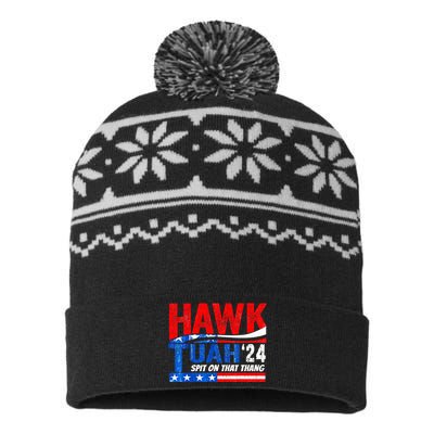 Hawk Utah Tuah Spit On That Thang 24 USA-Made Snowflake Beanie