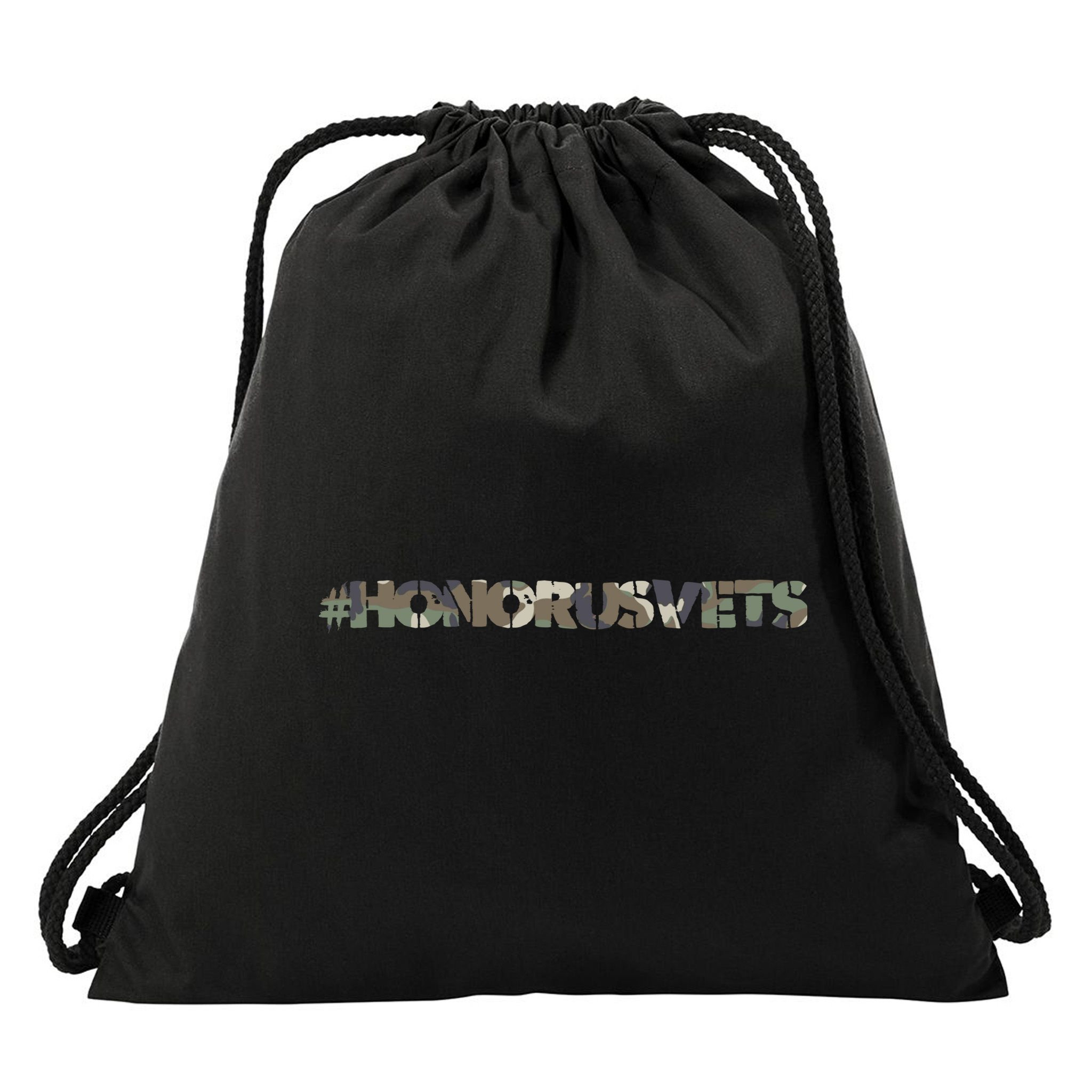 Honor Us Vets #HonorUsVets Drawstring Bag