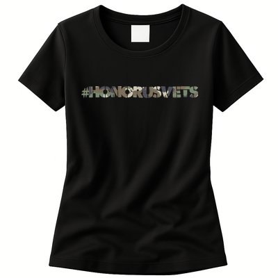 Honor Us Vets #HonorUsVets Women's T-Shirt