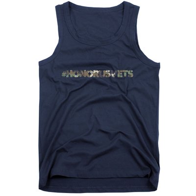 Honor Us Vets #HonorUsVets Tank Top