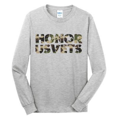 Honor Us Vets Tall Long Sleeve T-Shirt