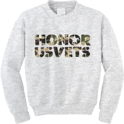 Honor Us Vets Kids Sweatshirt