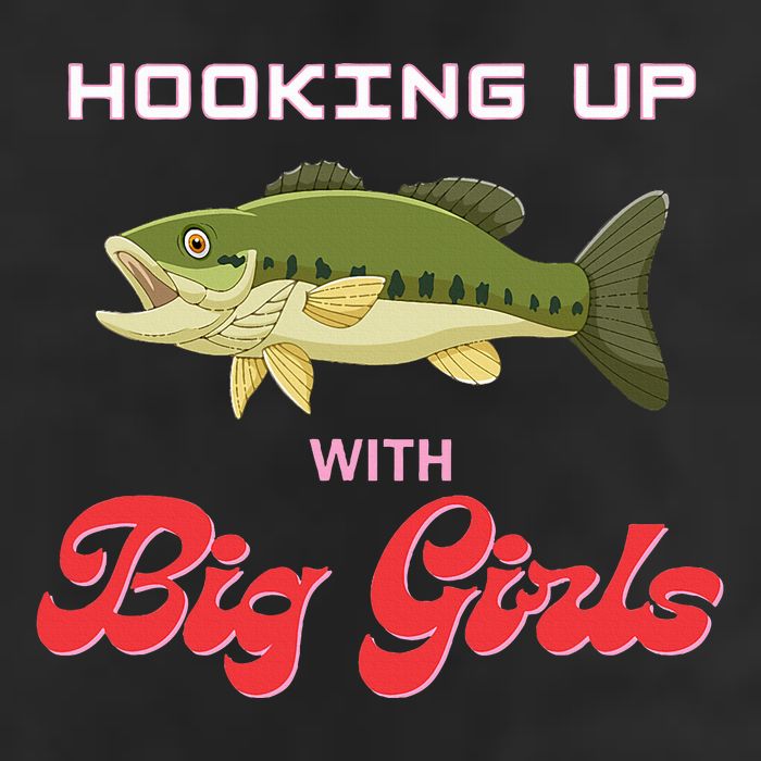 Hooking up with big  bass fishing funny Cool Comfort Performance Bucket Hat