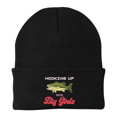 Hooking up with big  bass fishing funny Beanie