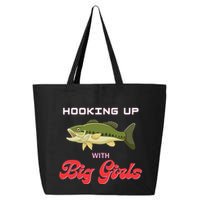 Hooking up with big  bass fishing funny 25L Jumbo Tote