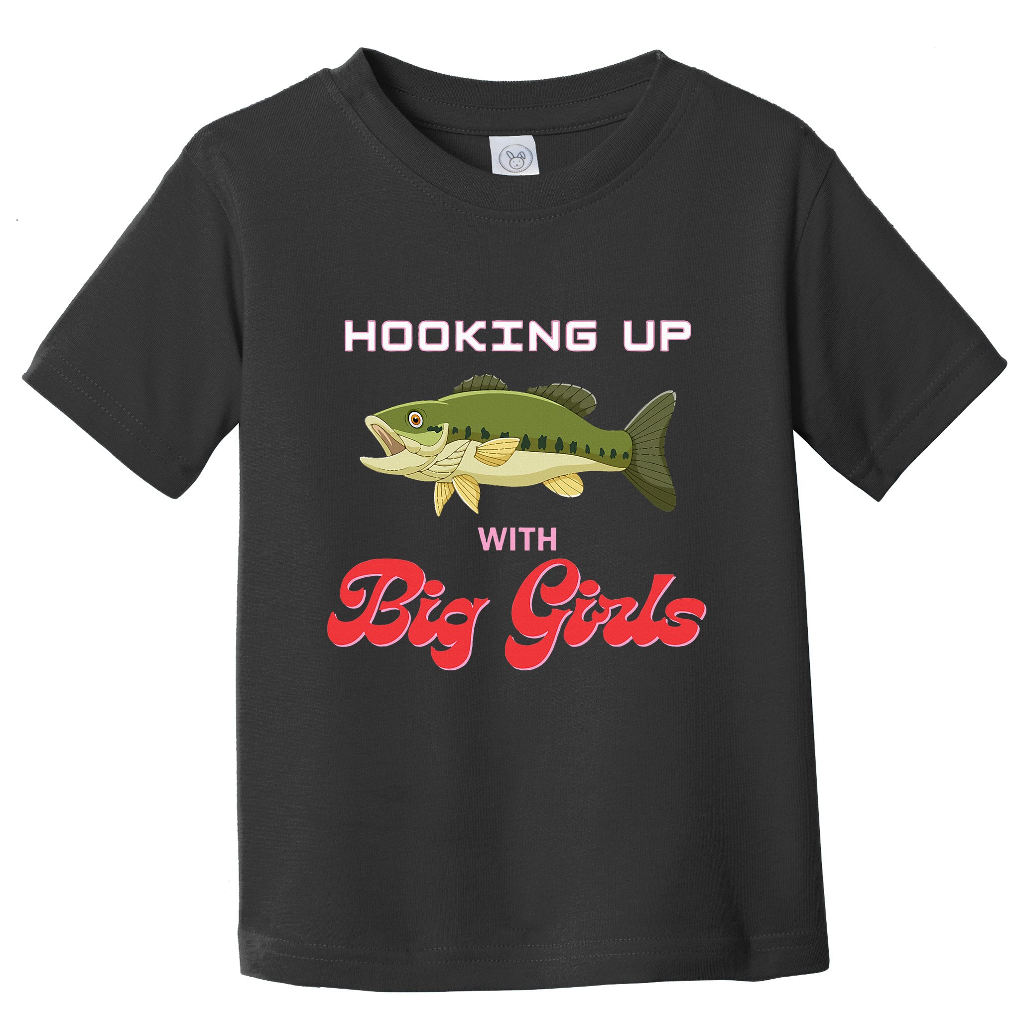Hooking up with big  bass fishing funny Toddler T-Shirt
