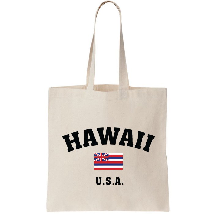 Hawaii Usa With American Flag Bag