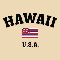 Hawaii Usa With American Flag Bag