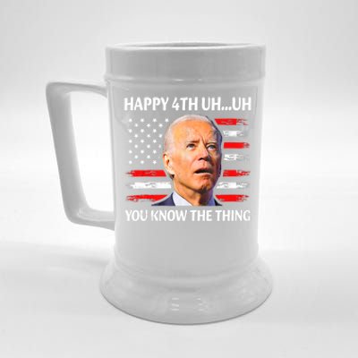 Happy Uh You Know The Thing Funny Joe Biden 4th Of July Beer Stein