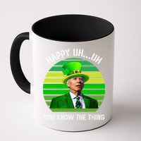 Happy Uh You Know The Thing Joe Biden Clover St Patricks Day Mug
