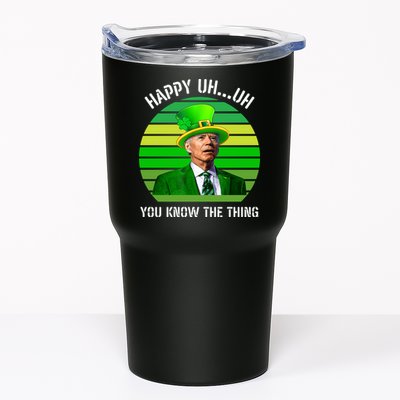 Happy Uh You Know The Thing Joe Biden Clover St Patricks Day Tumbler