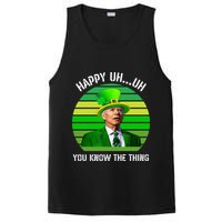 Happy Uh You Know The Thing Joe Biden Clover St Patricks Day PosiCharge Competitor Tank